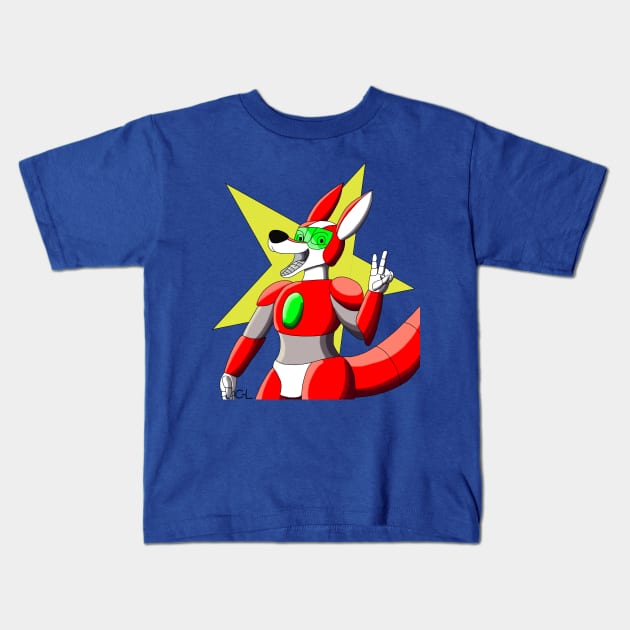 Kiroo the Roobot Kids T-Shirt by Cyborg-Lucario